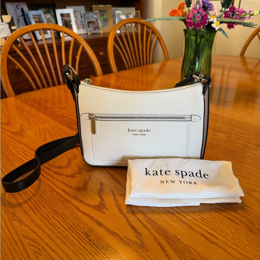 kate spade new york Hudson Colorblocked Pebbled Leather Crossbody